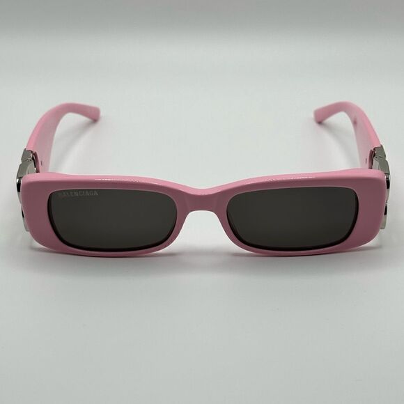 BALENCIAGA Sunglasses BB0096S 012 Pink/Silver/Grey NEW main image 4